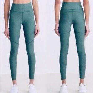 OUTDOOR VOICES Warmup 7/8 Leggings Green Space-dye Size XS